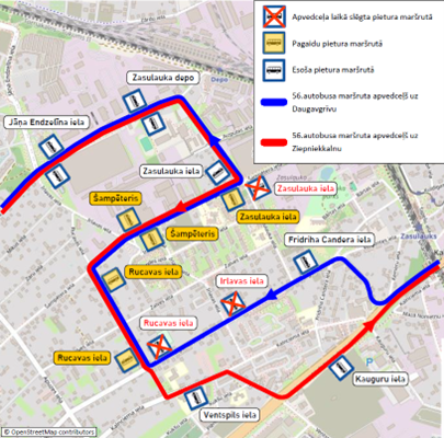 Karte ar 35.autobusa apvedceļu