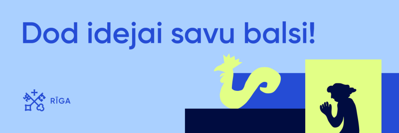 Dod idejai savu balsi baneris