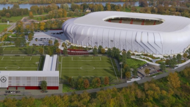 Futbola stadiona vizualizācija
