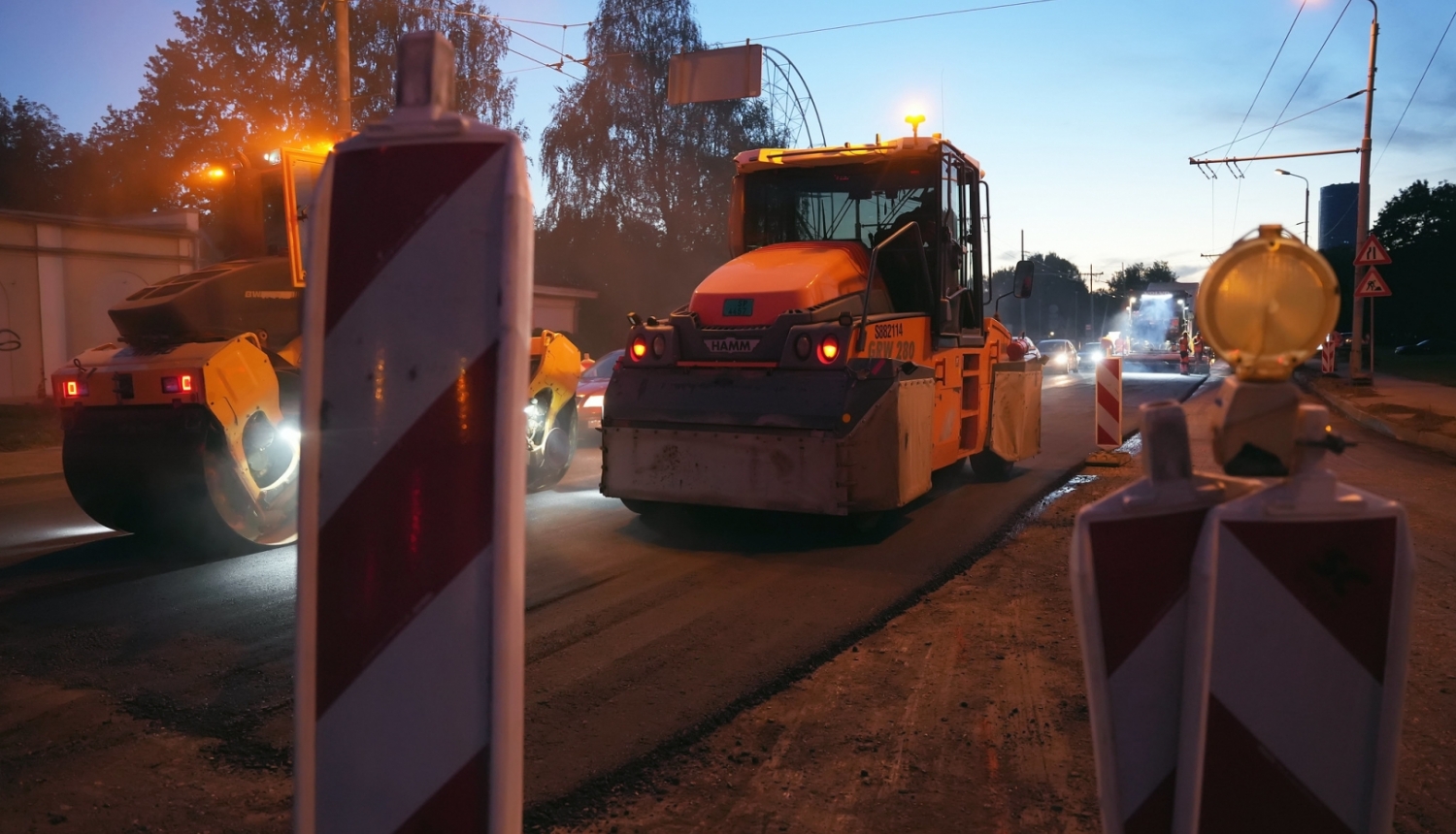 Traktortehnika lej asfaltu