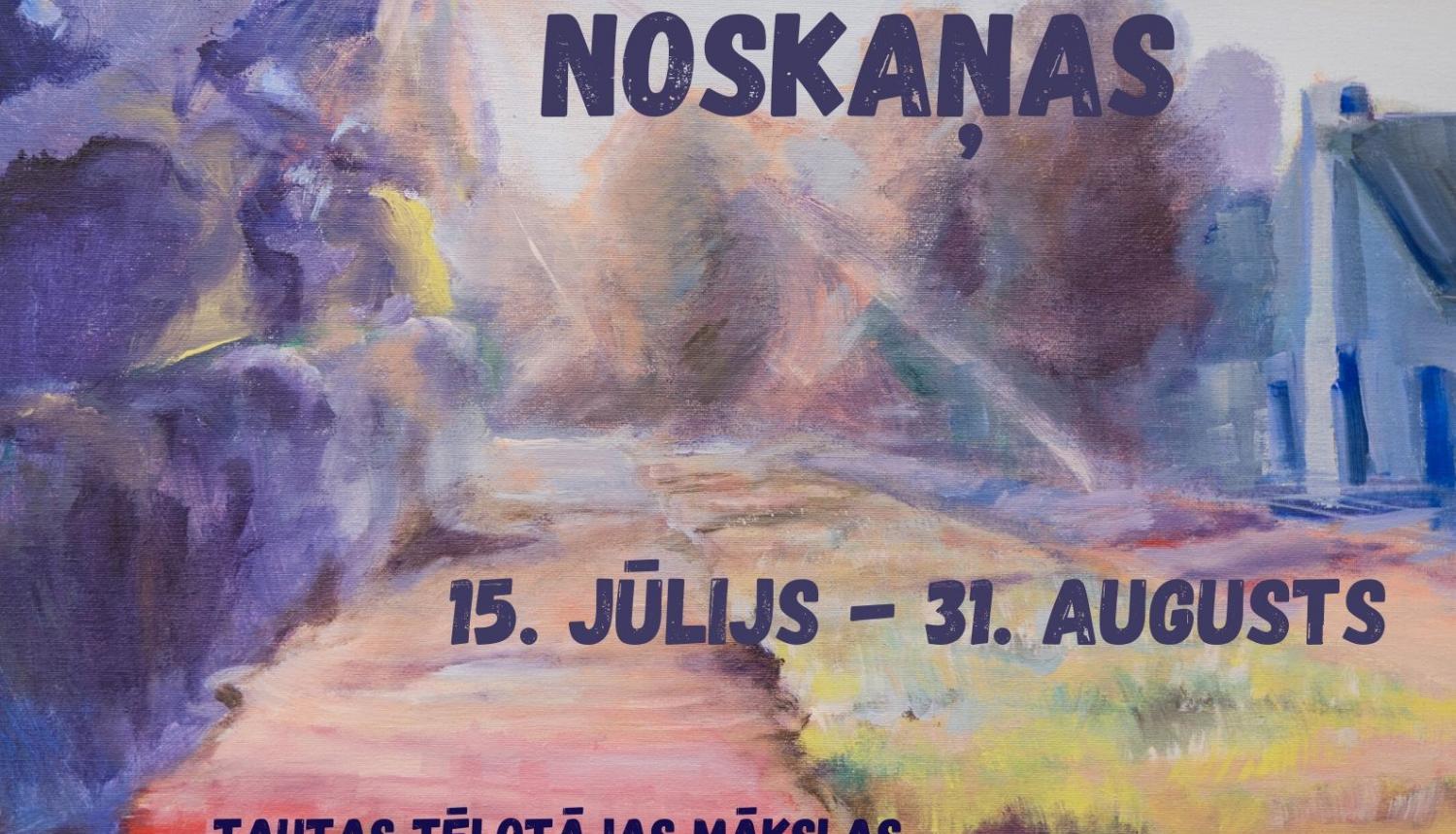 Izstādes "Ikdienas noskaņas" plakāts