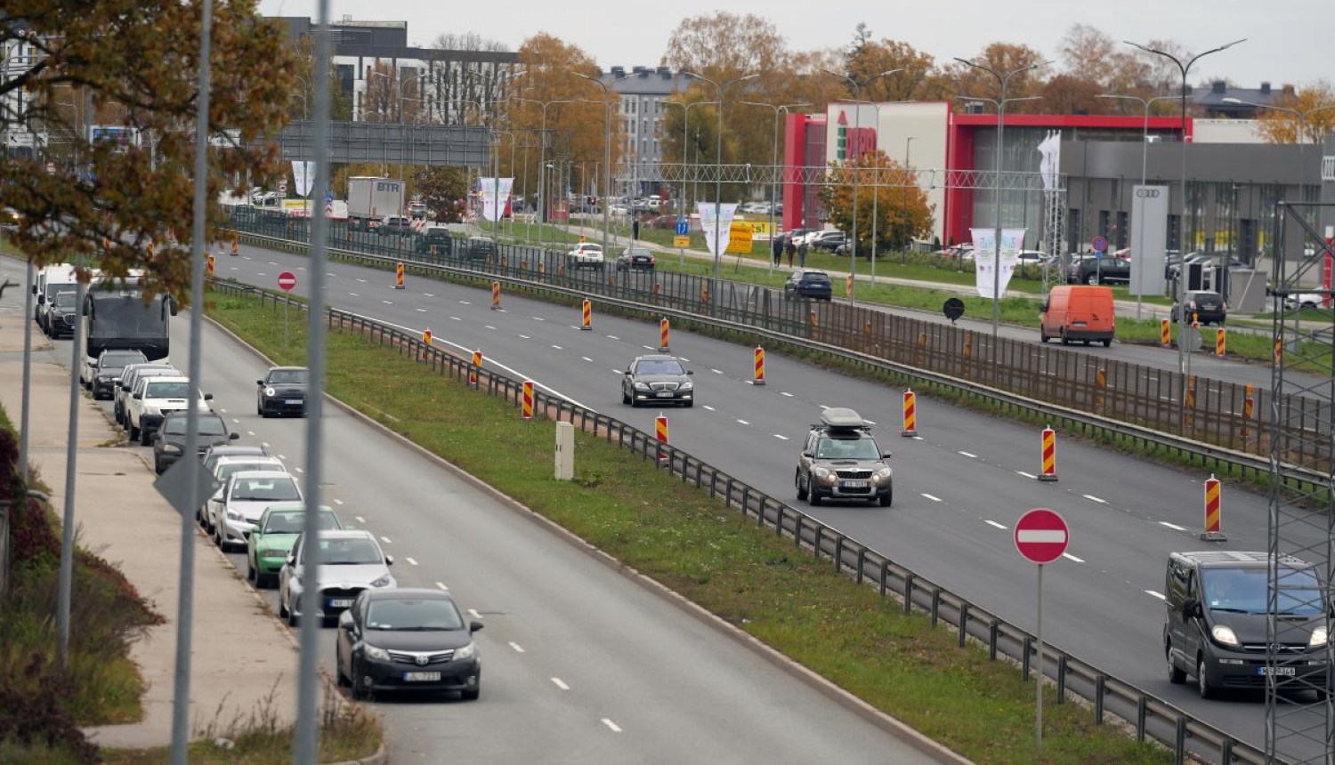 K.Ulmaņa gatve pēc rekonstrukcijas